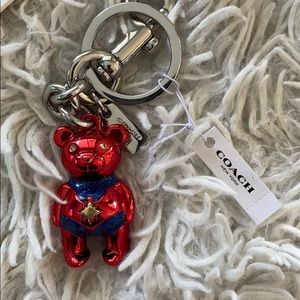 Coach key chain marvel rare collection captain